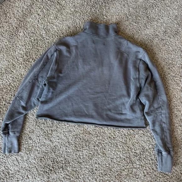 Les Tien Haley Crop Half Zip Pullover Small - Picture 7 of 11
